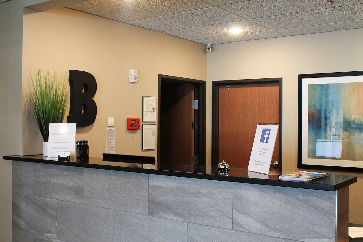 Front desk and reception